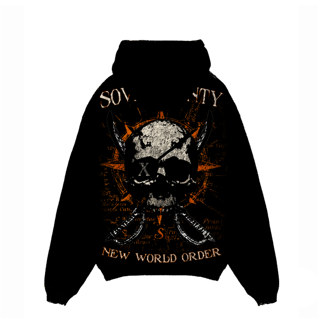 Black Skull Hoodie - Sovereignty