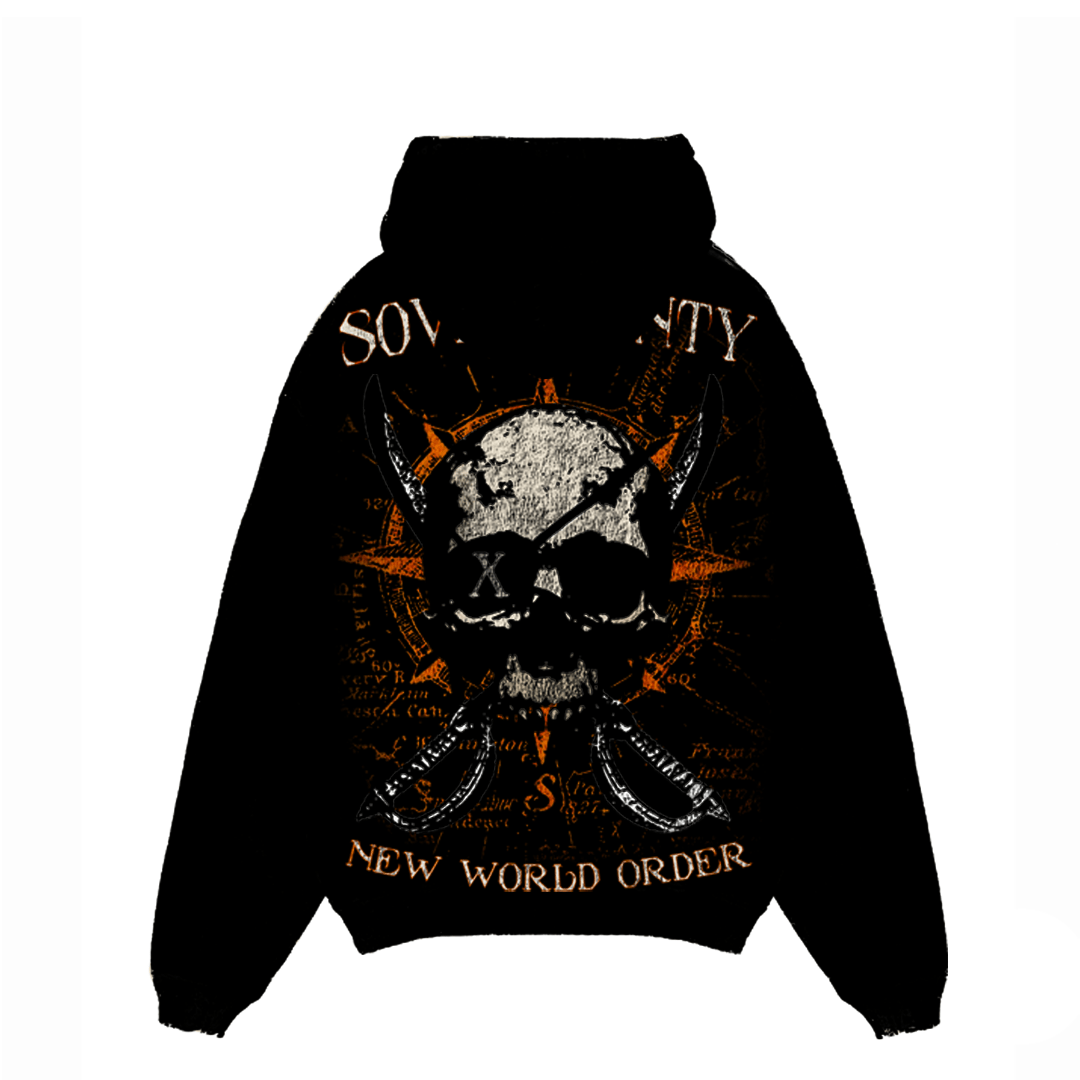 Black Skull Hoodie - Sovereignty