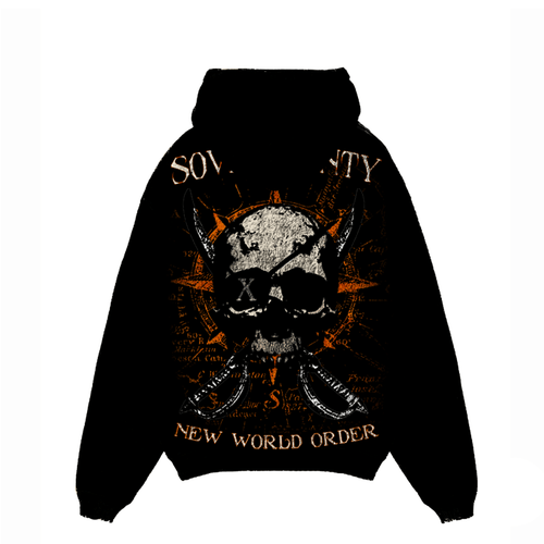 Black Skull Hoodie - Sovereignty