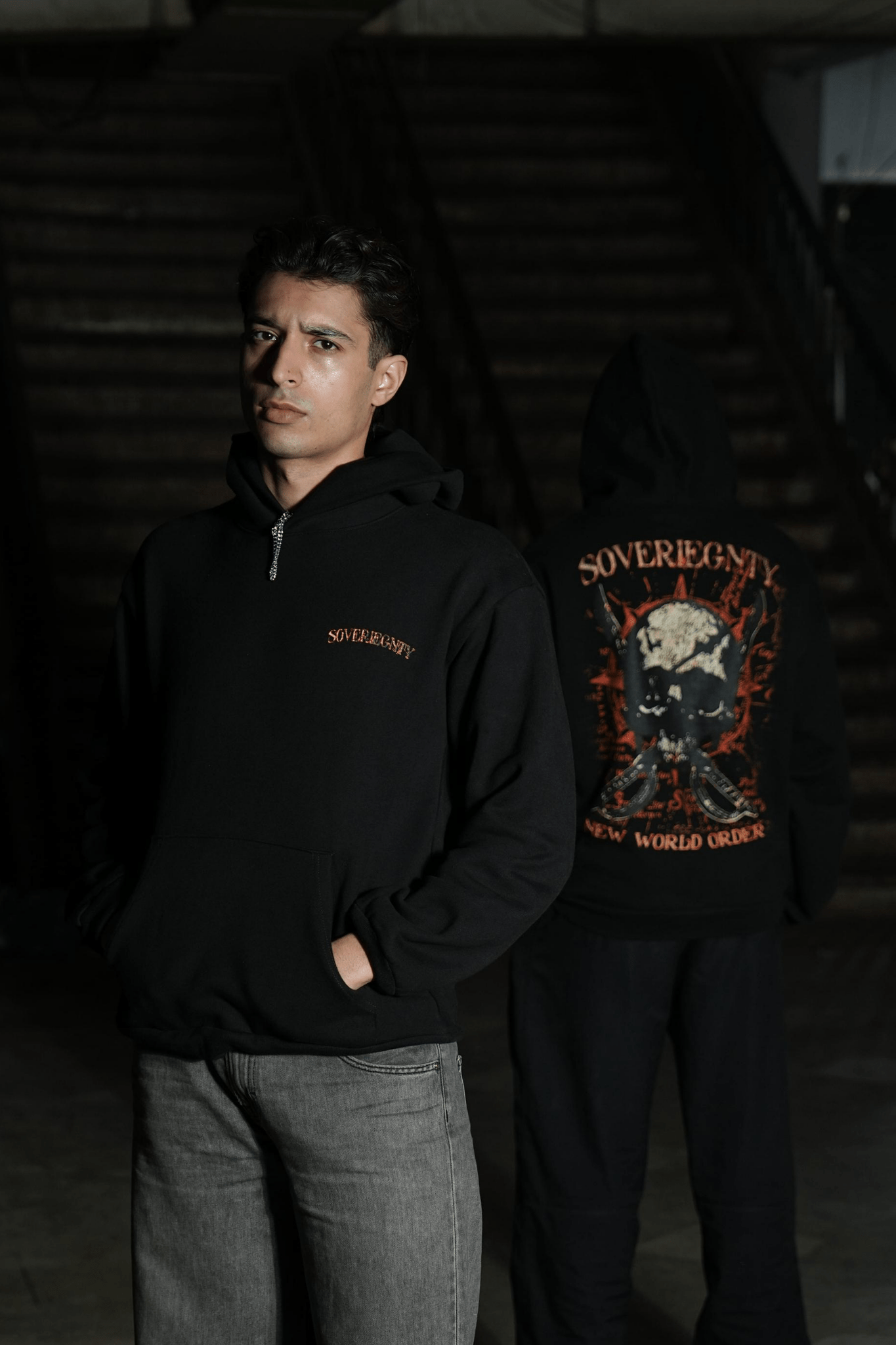 Black Skull Hoodie - Sovereignty