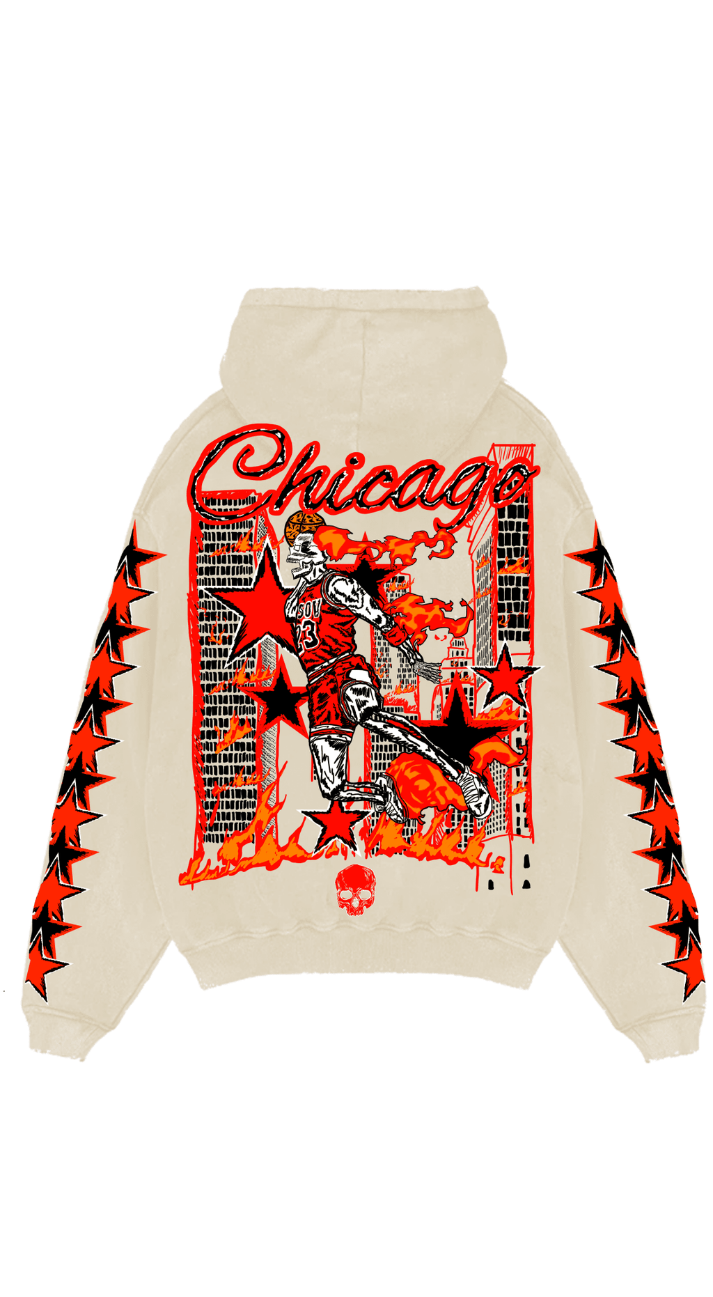CHICAGO BEIGE HOODIE - Sovereignty