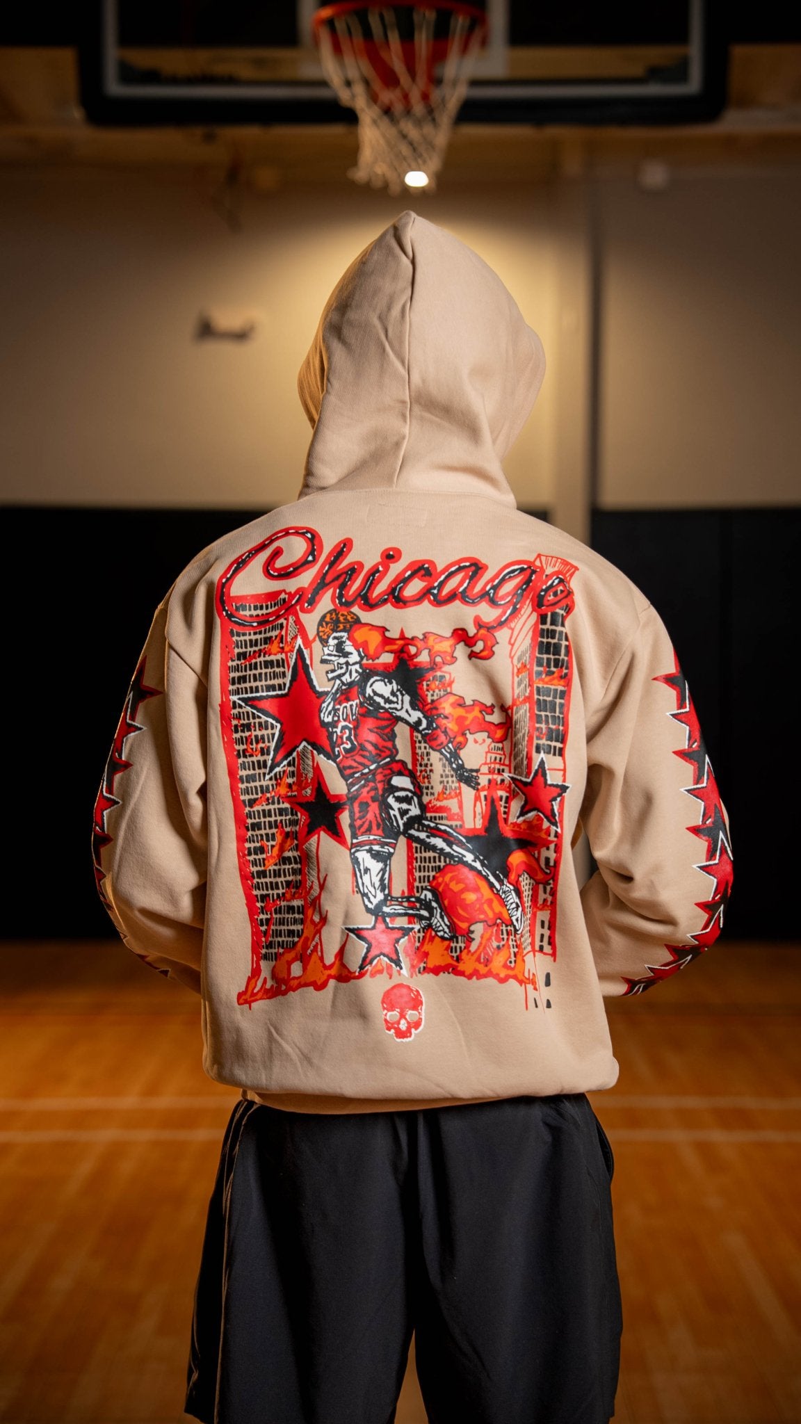 CHICAGO BEIGE HOODIE - Sovereignty