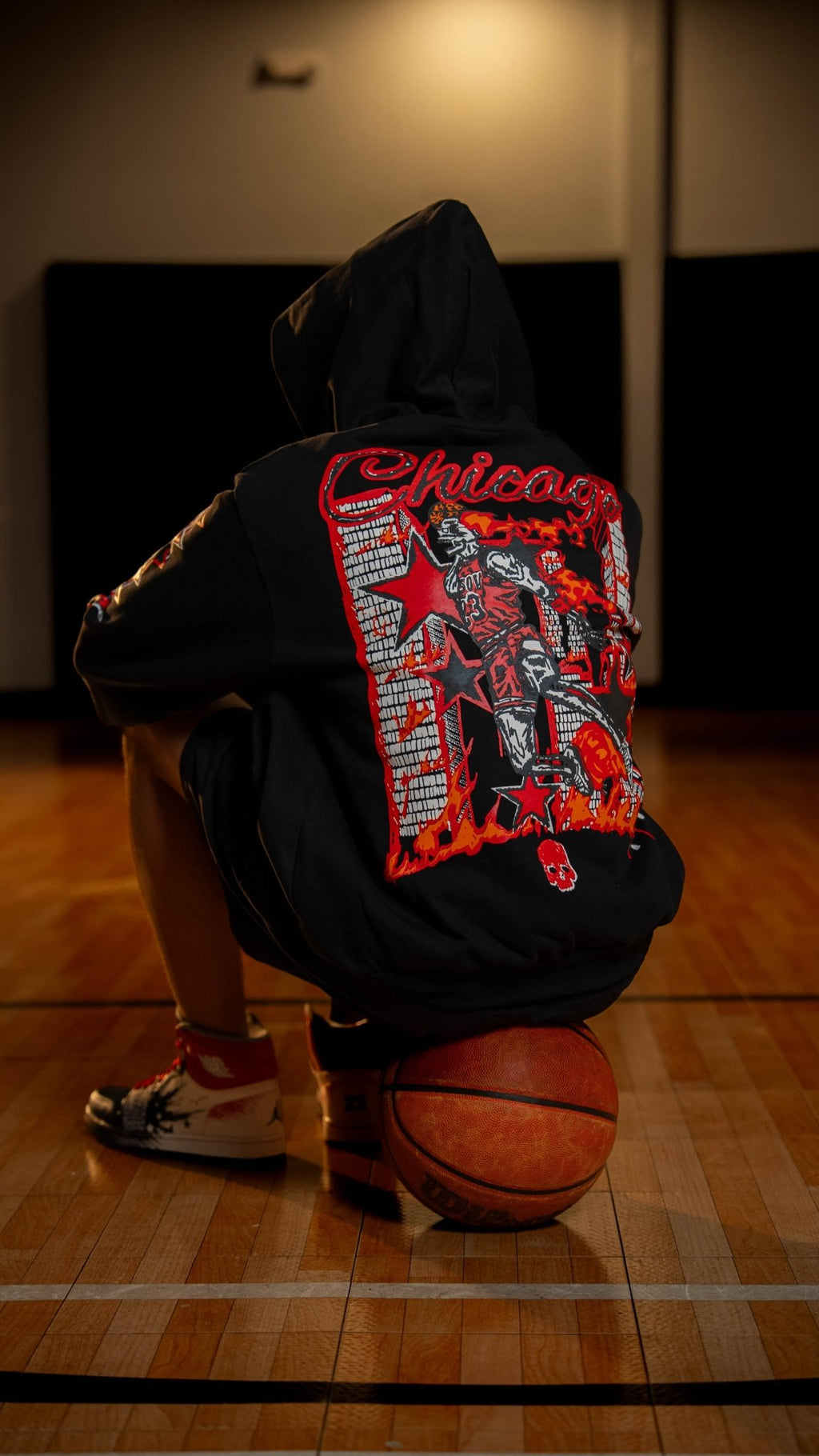 CHICAGO BLACK HOODIE - Sovereignty